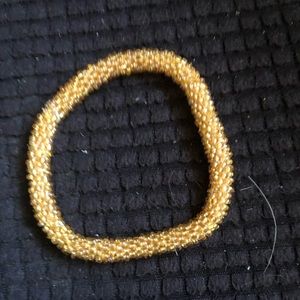 Crocheted Glass Bead Stretch Bracelet- 675 $15 or $12 w/offer